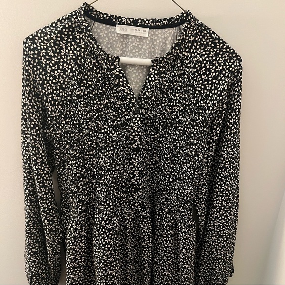 Zara LEAF PRINT DRESS - Junior or Petite - Zara size 13-14 cm 164 - Picture 3 of 11